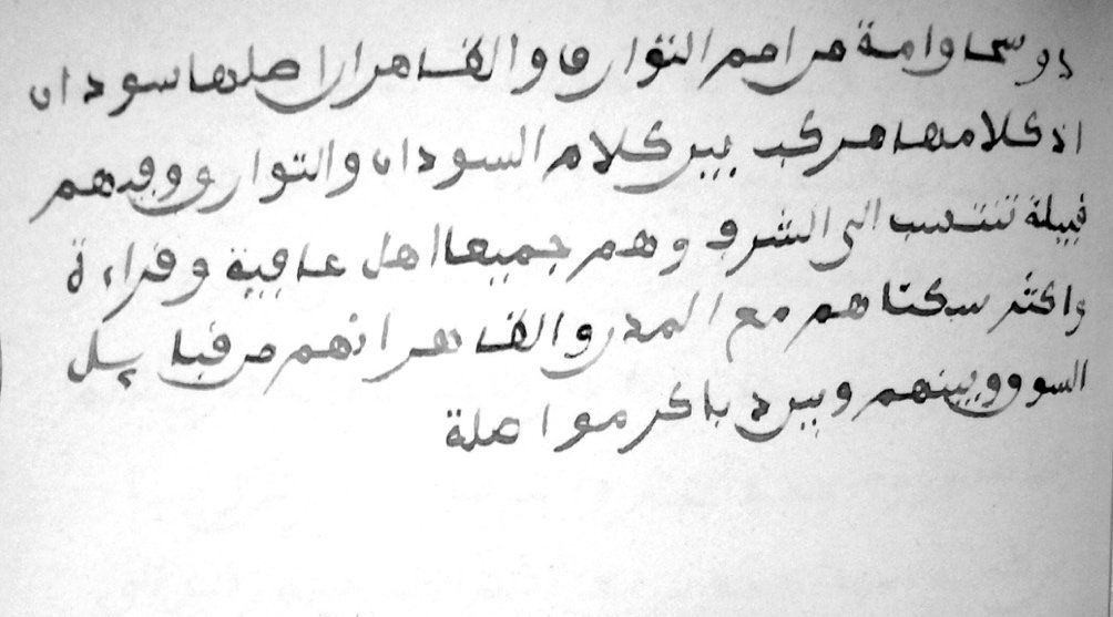 Détail : le texte de la notice 97, « Dawsahaq ». Bibliothèque de l’Institut de France, ms 2407. Photographie communiquée par Charles Grémont.